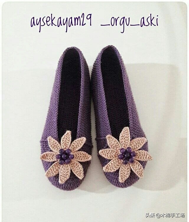 春天来了给自己添一双好鞋吧,春夏鞋子钩单鞋简单钩法