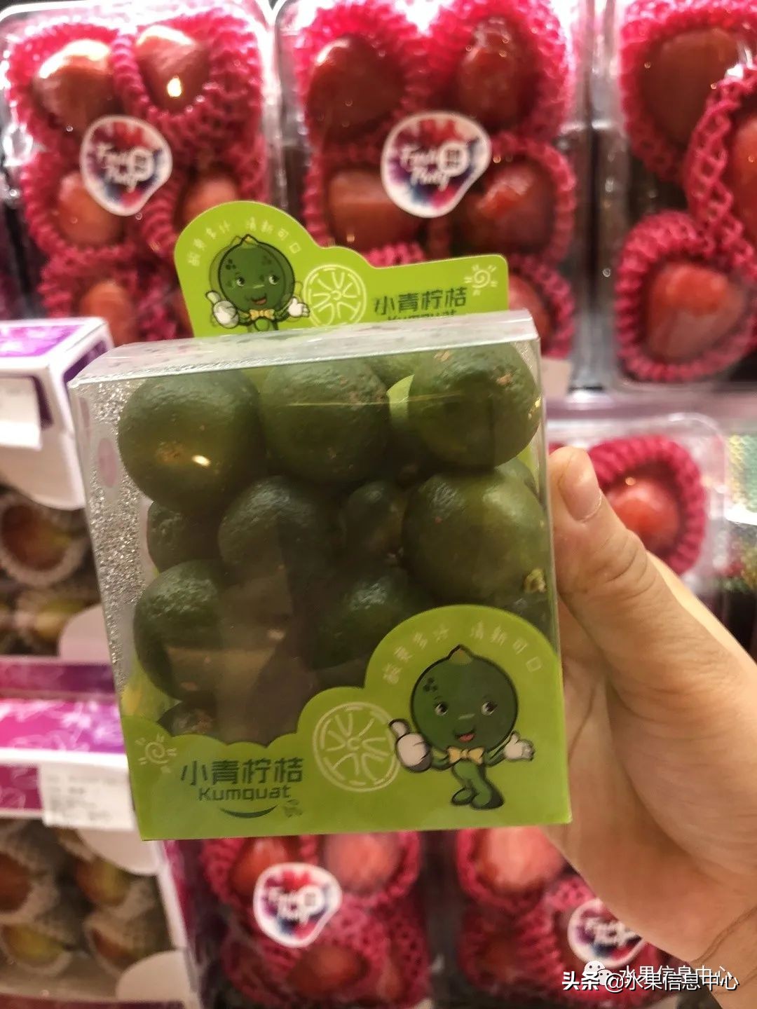 中秋节前，走访两家水果零售店，水果标准化在这里体现的淋漓尽致