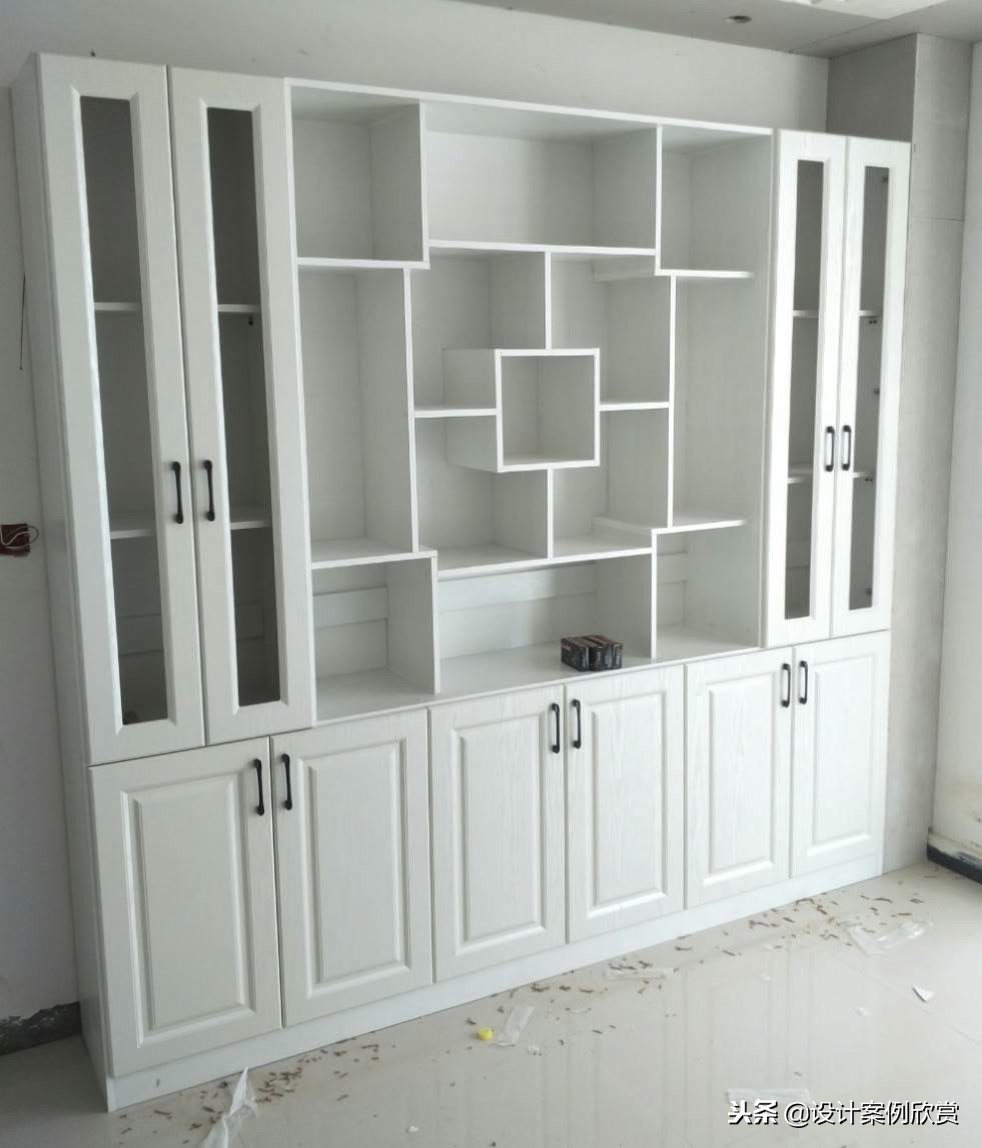 餐厅酒柜效果图大全集,一整面墙酒柜的设计效果图