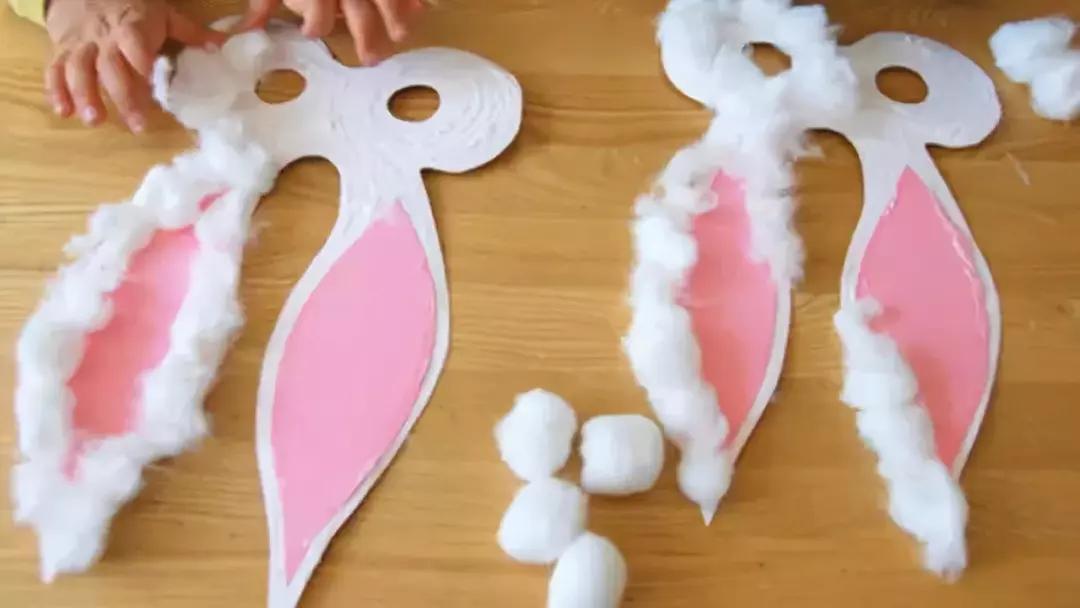 小兔子气球灯笼手工制作幼儿园,黏土小兔子手工教程简单又可爱