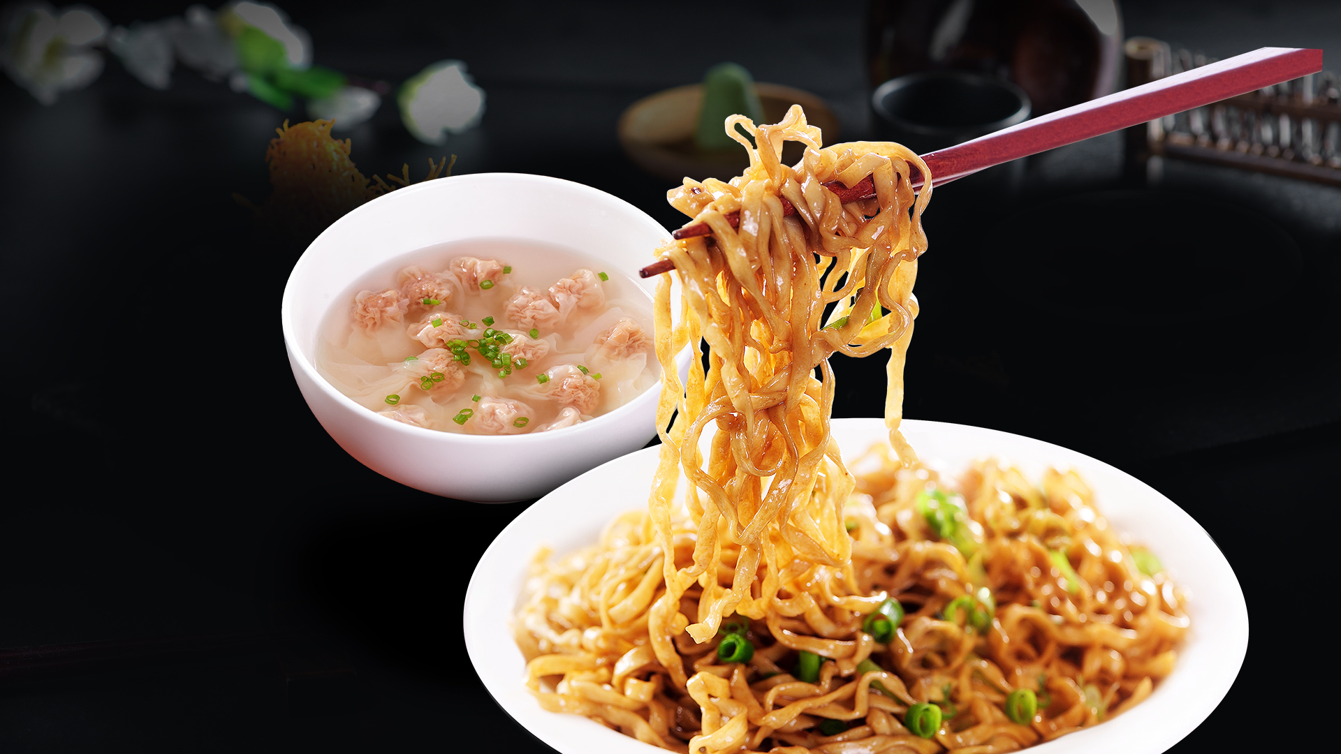 日售千碗拌面、扁肉的尚干小吃