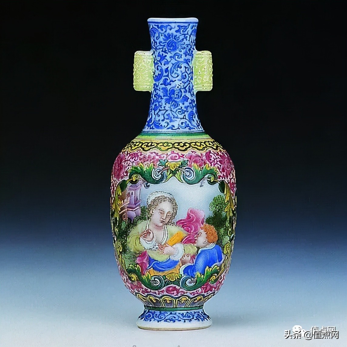 乾隆御制珐琅彩碗拍卖了780万港元,乾隆洋彩观音瓶伦敦拍卖