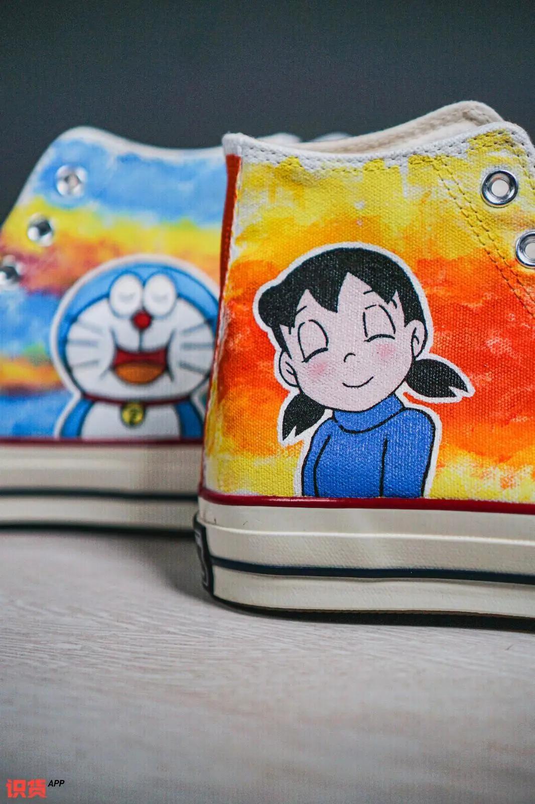 哆啦a梦联名鞋子帆布鞋,愿望成真哆啦a梦