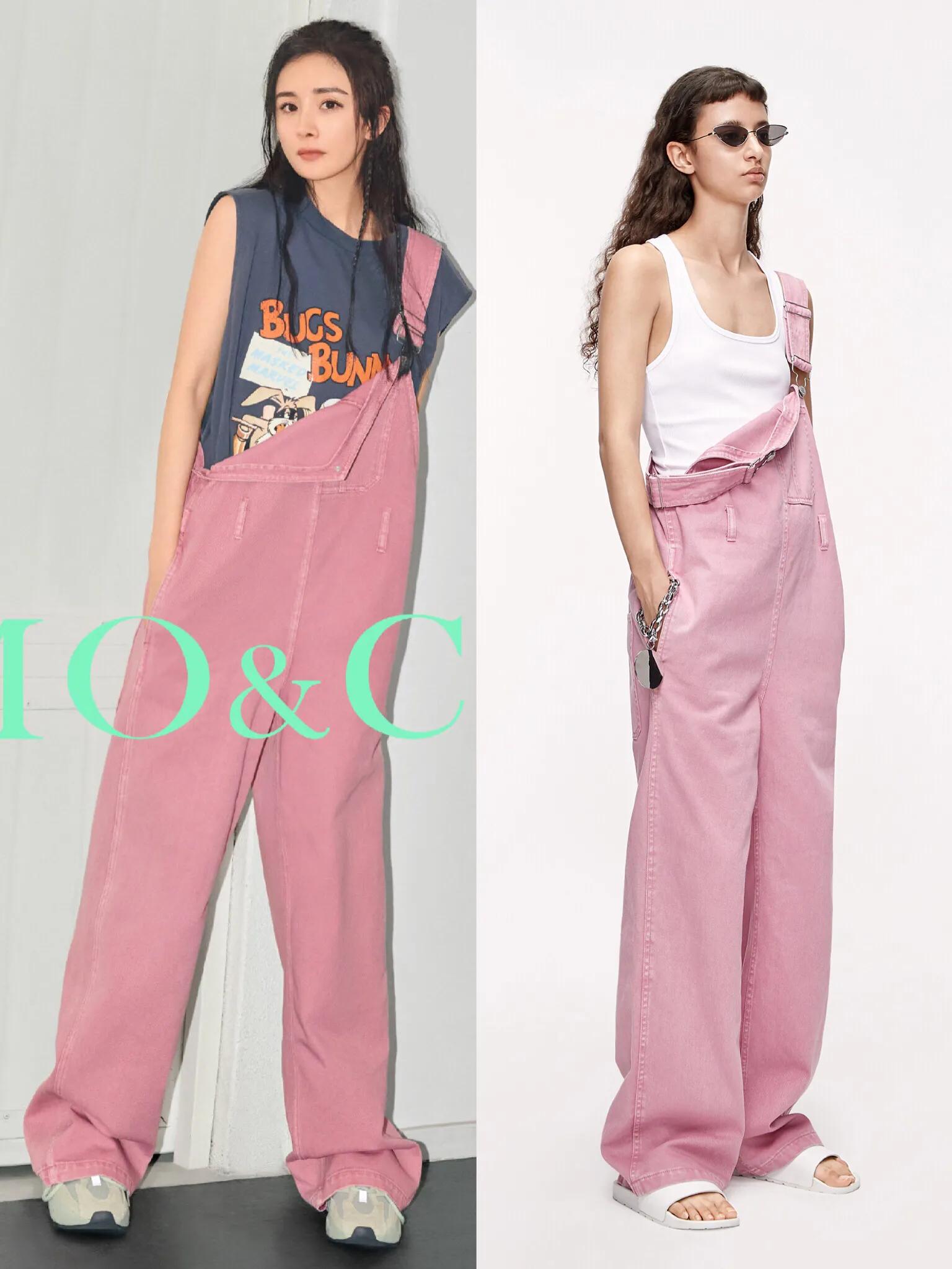 杨幂mo&co黑西装,看杨幂携moco一起玩转潮搭