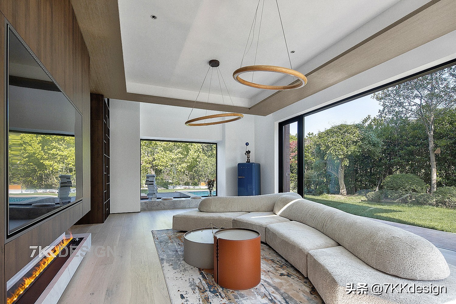 海边联排别墅小院实景现代轻奢,独栋带院子的小别墅年代感