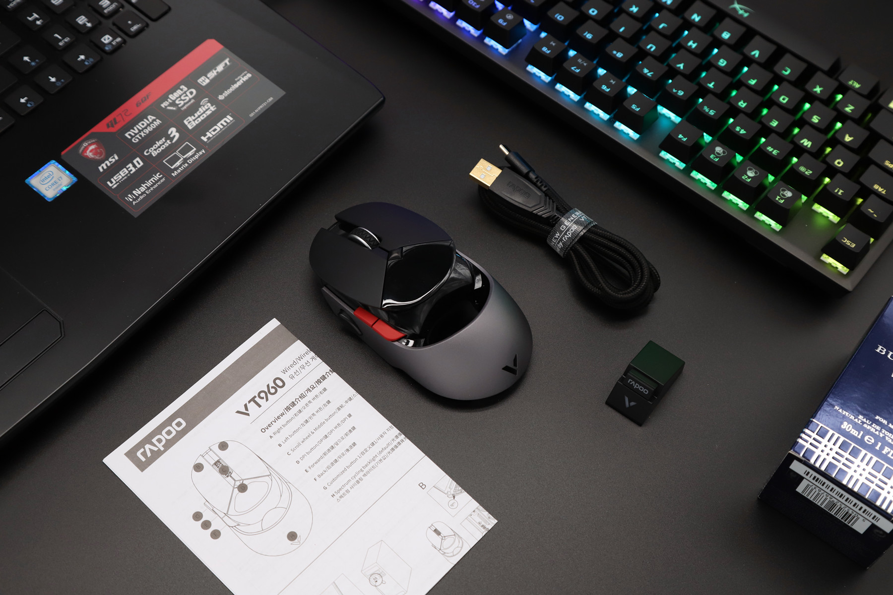 雷柏vt950无线游戏鼠标评测真香,一款自带屏幕的游戏鼠标雷柏vt960