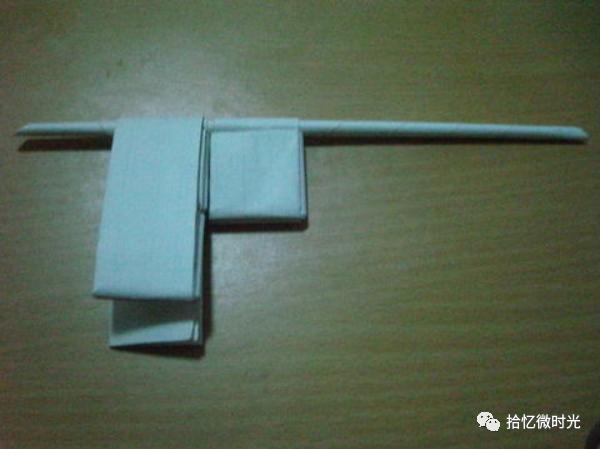 80后小时候叠手枪,小时候叠手枪