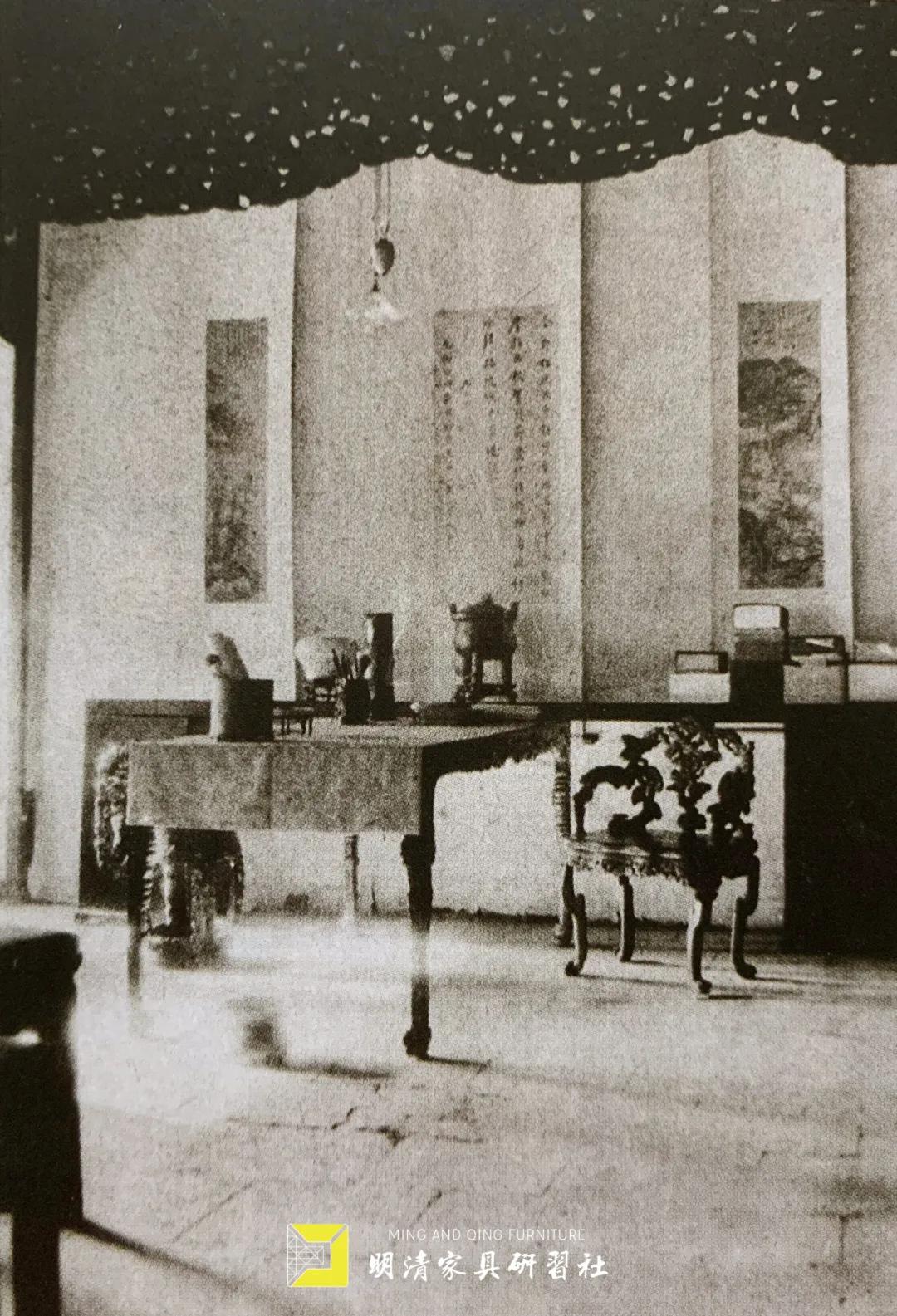 介祉堂,玉澜堂内的家具陈设