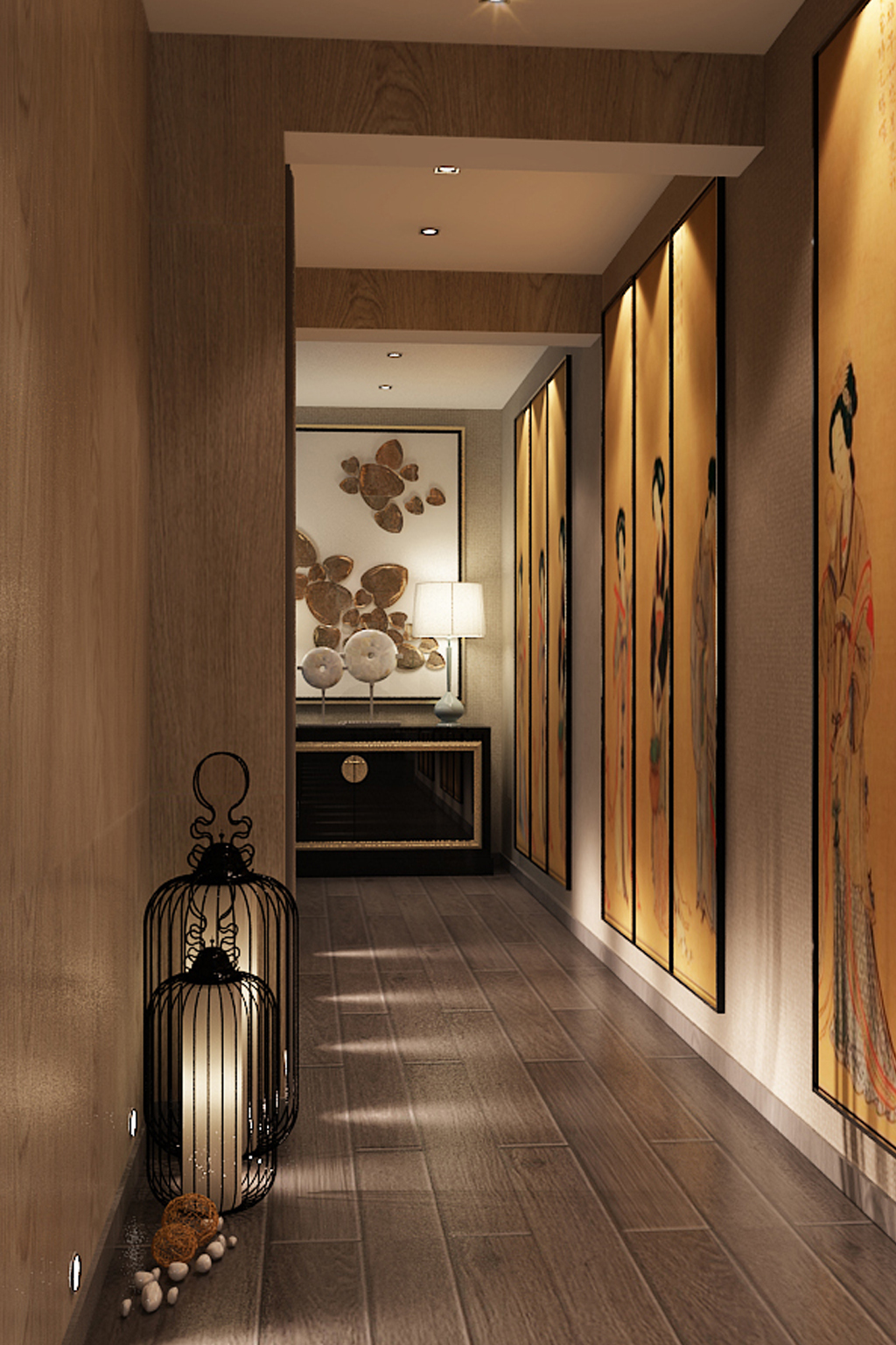 中式豪华别墅,千平新中式顶级别墅