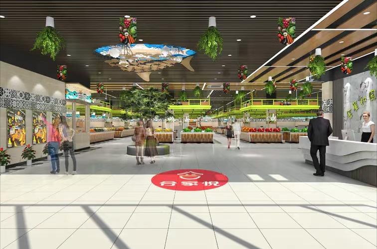 智慧农贸市场可行性方案,大型智慧农贸市场设计案例