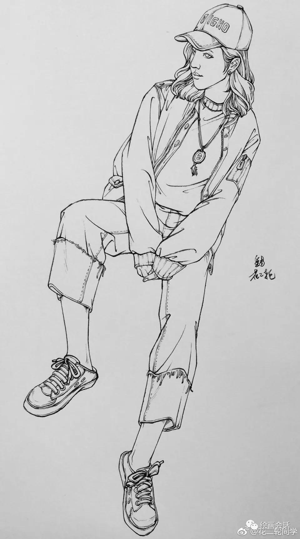 简单钢笔山水速写临摹图片,钢笔速写临摹推荐