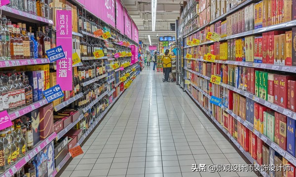 超市设计图视频,小超市货架摆放设计