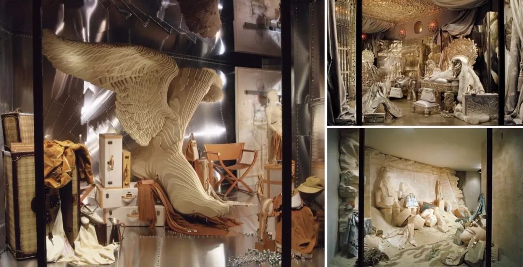 爱马仕最新的橱窗设计,手工制作的梦幻艺术空间