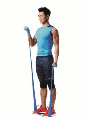 在家没器械？一根弹力绳练成蝴蝶肌！