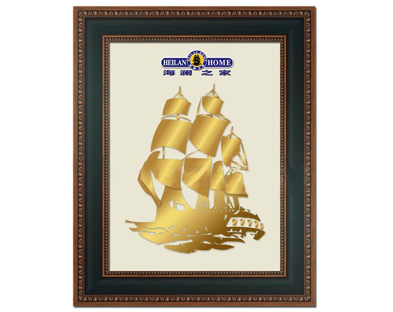 贴金箔的画,给画加画框多少钱