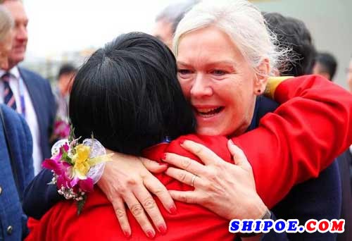 中国造的全球最大豪华客滚船启航,广船国际历年建造的客滚船信息