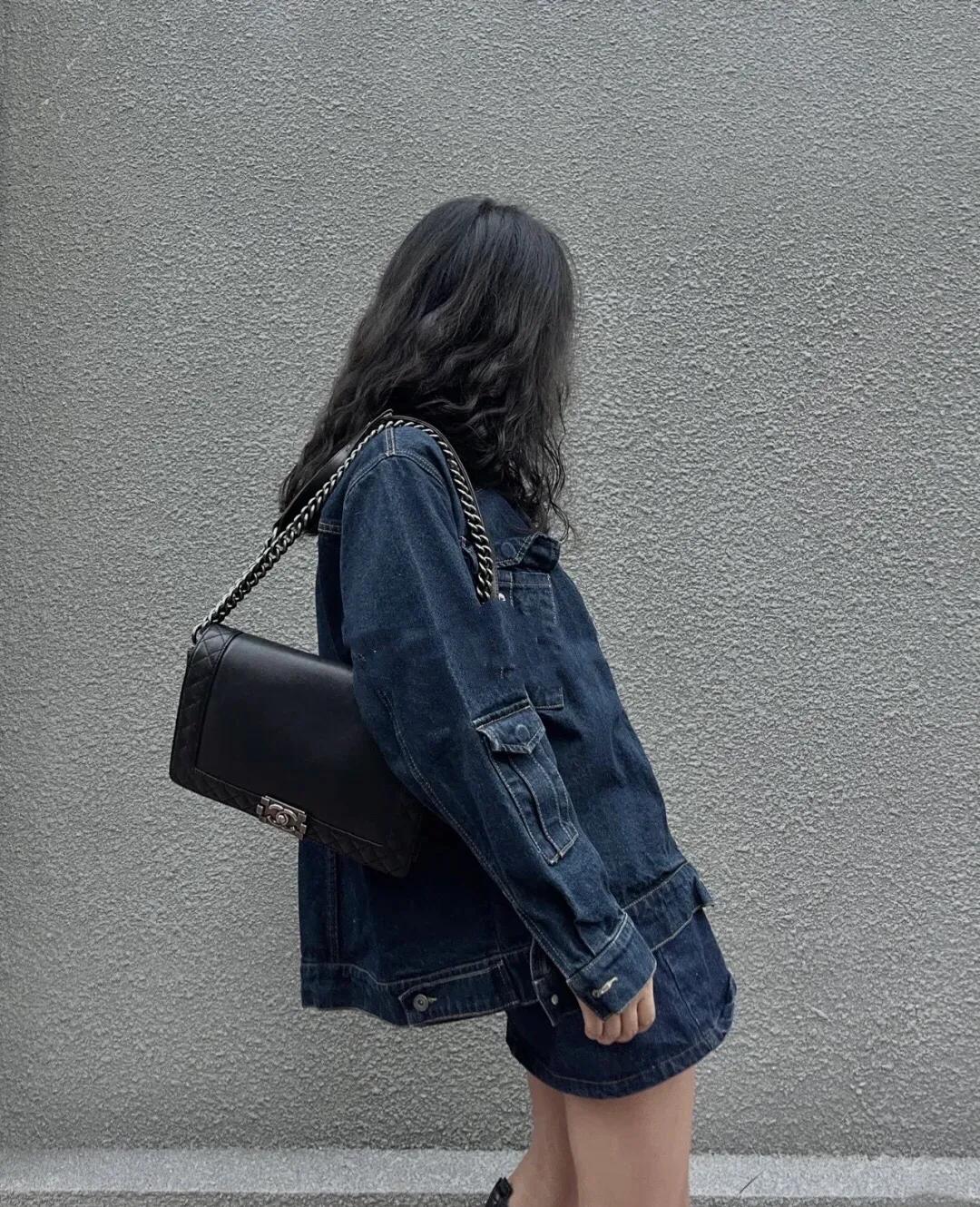 香奈儿leboy包小号,leboy香奈儿黑银李易峰