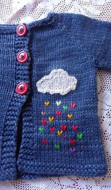 宝宝毛衣绣鱼图案,宝宝毛衣绣花朵图案