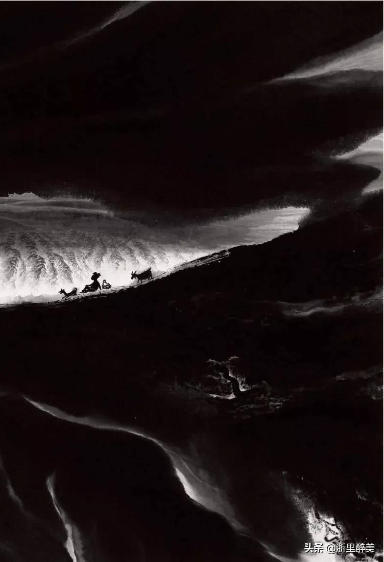 他师从李可染，一生专注画太行山：用一滴墨画出中国极致山水之美