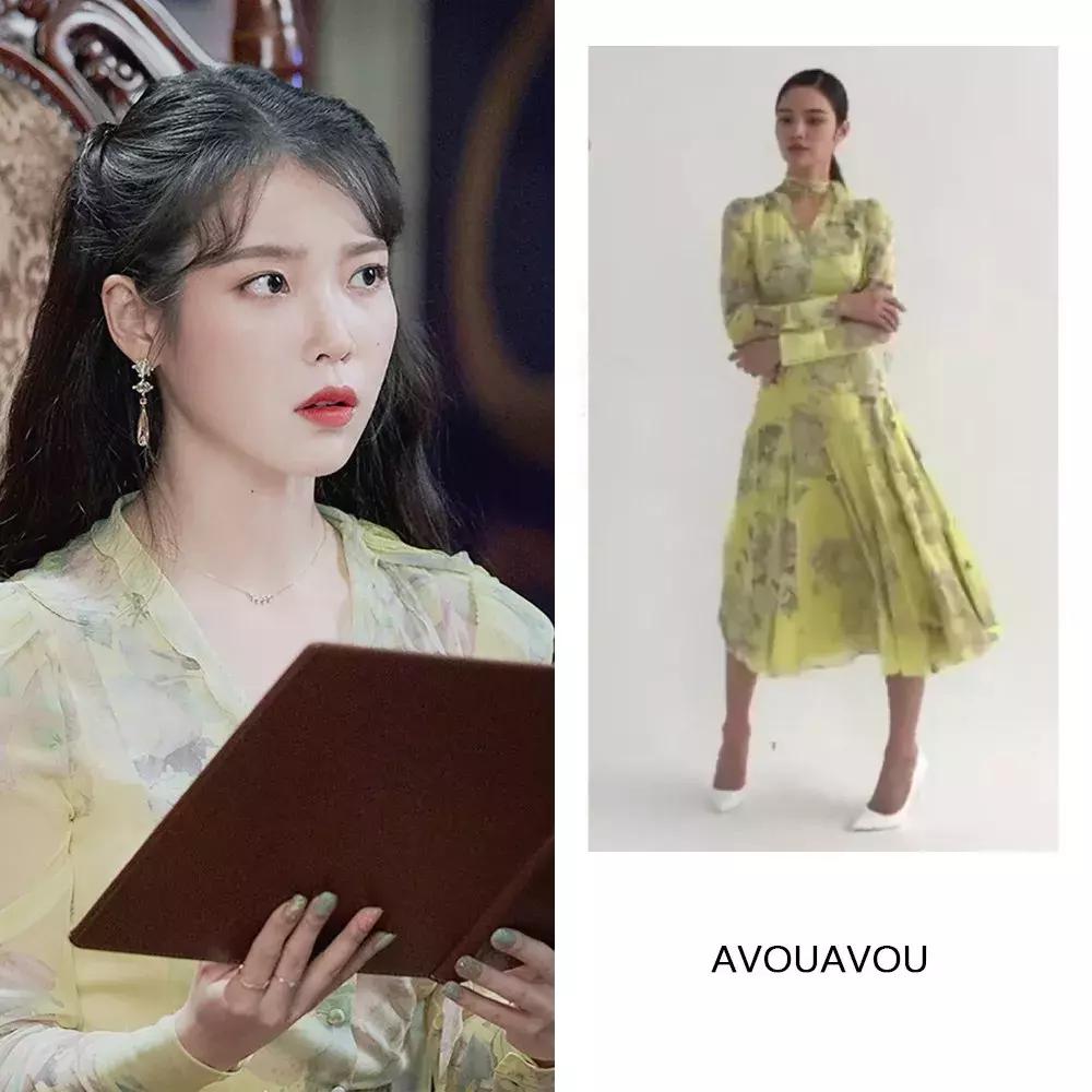 iu贵妇造型,iu纯白西装造型好美