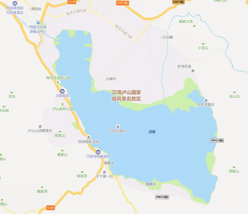 西昌邛海湿地全国排名,西昌邛海湿地