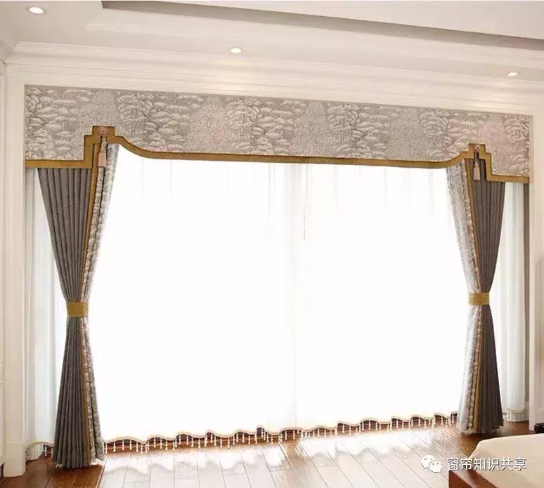 新中式25公分的帘头造型,新中式帘头尺寸