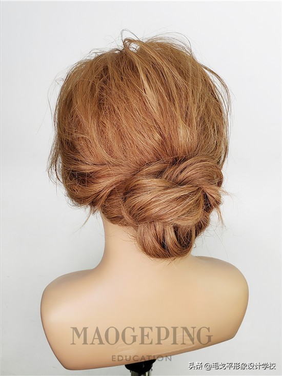 慵懒简单盘发,慵懒简单低马尾