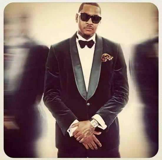 看球星穿西服,乐福西装帅照