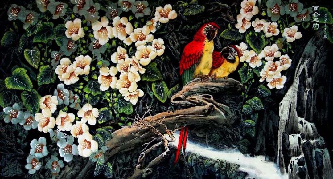 花鸟的作品欣赏,中式花鸟作品欣赏