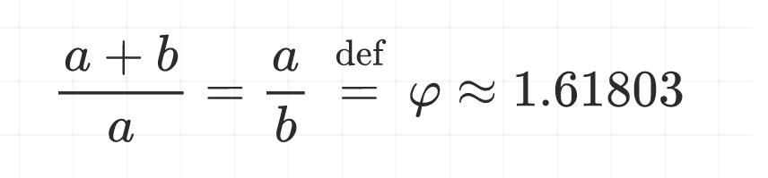 将数学与美*联学**系在一起神圣比例：黄金分割率