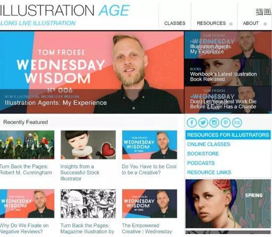 插画师的灵感大全,插画师参考网站推荐