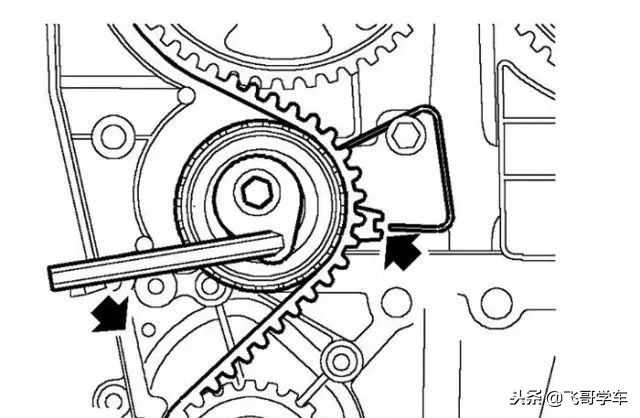 发动机正时皮带的更换步骤,车主自己换正时皮带