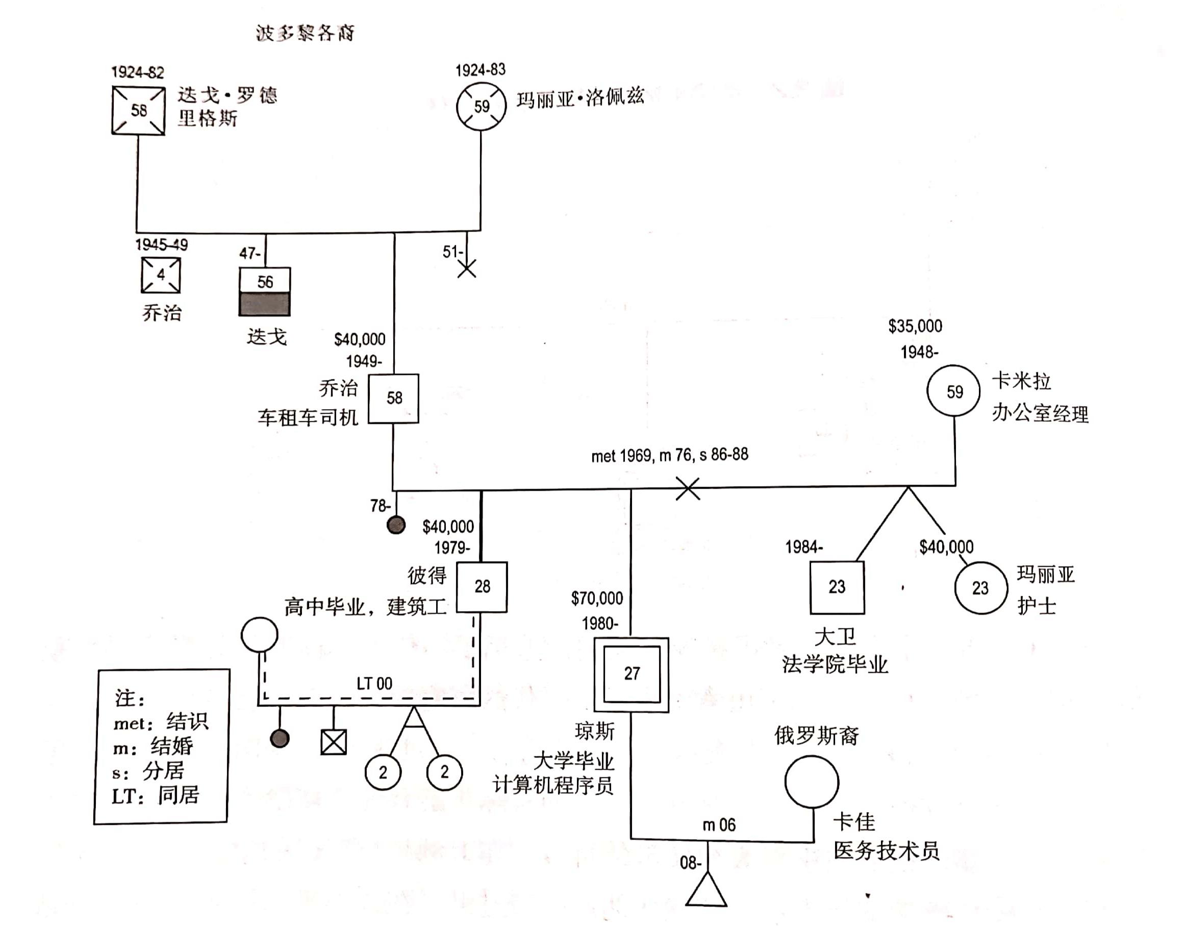 简易创意家谱,制作简易家谱