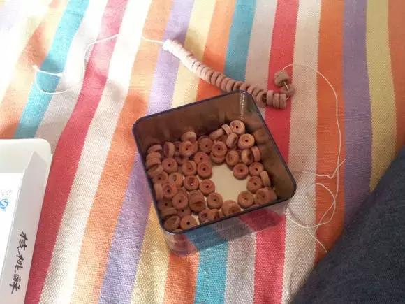 切片凤眼手串,自制纸菩提手串