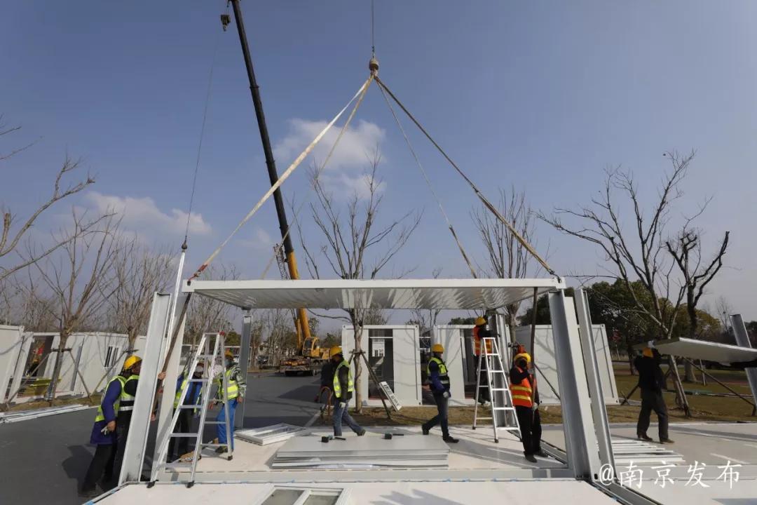 火神山观看,看火神山医院建设