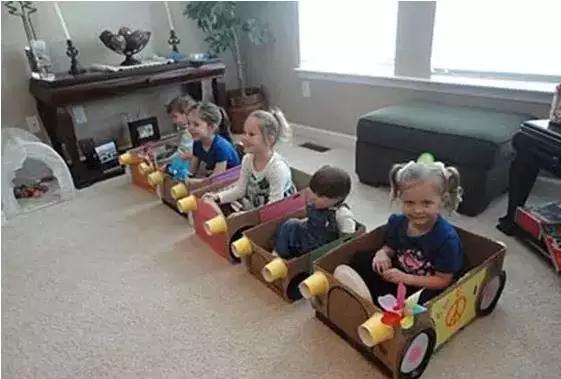 废旧纸盒制作儿童玩具房子,用纸箱做大黄蜂汽车详细教程