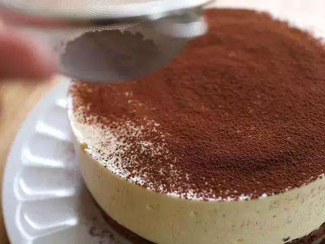 提拉米苏芒果味蛋糕做法,红叶谷甜品