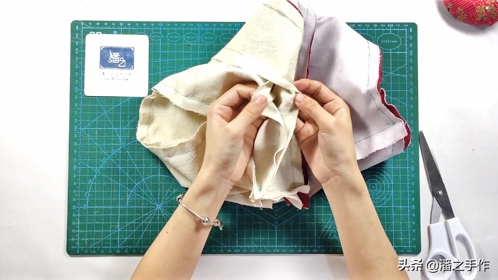 厚布料渔夫帽裁剪教程,用布料做渔夫帽的教程视频