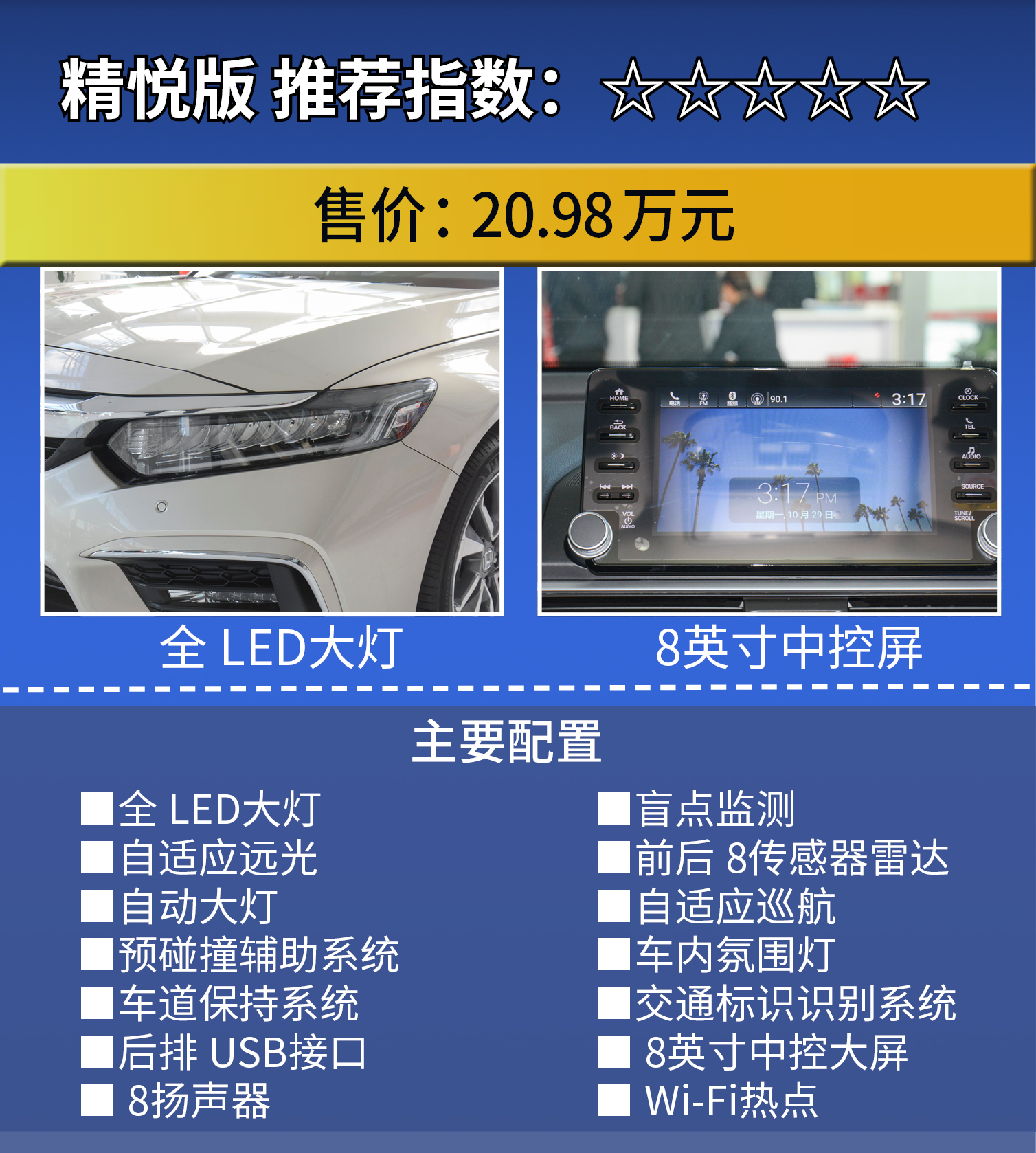 2019款inspire锐·混动2.0l净雅版,16本田inspire混动净雅版二手车价格