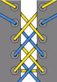 adidasozweego花式鞋带系法,几十种系鞋带的方法