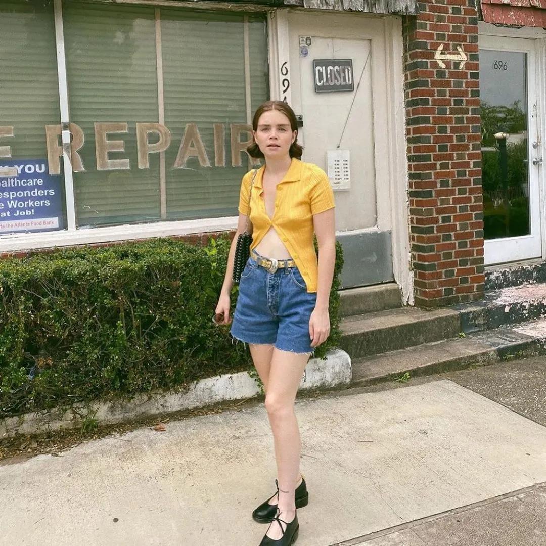 ins风穿搭玛丽珍鞋,小腿袜玛丽珍鞋穿搭合集