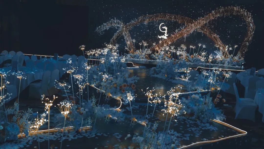 一场神秘浪漫的星空的婚礼,神秘浪漫的蓝色星空婚礼