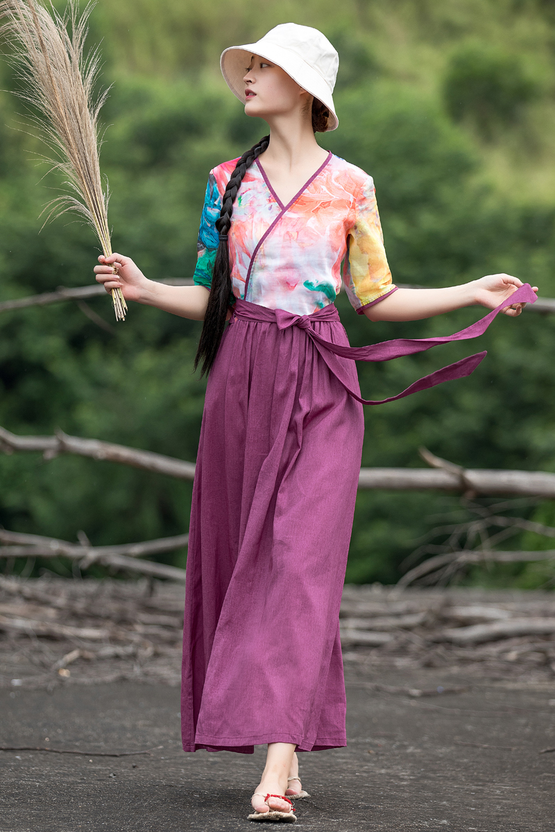 母亲节礼物手工简单的裙子,母亲节礼物中国风连衣裙