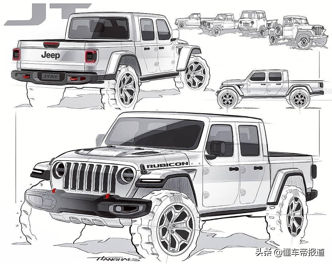 曝jeep全新角斗士特别版车型信息,jeep角斗士新车到港上市指日可待
