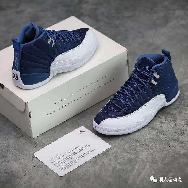 每一双都是独一无二的鞋,airjordan12靛青蓝上脚