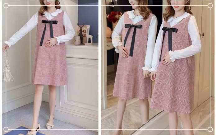 适合孕妇穿的秋款时尚套装原来孕妇也可以这么潮这么美！