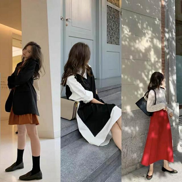 小个子女装145-150店铺秋冬穿搭,整套搭配好的微胖小个子女装店铺