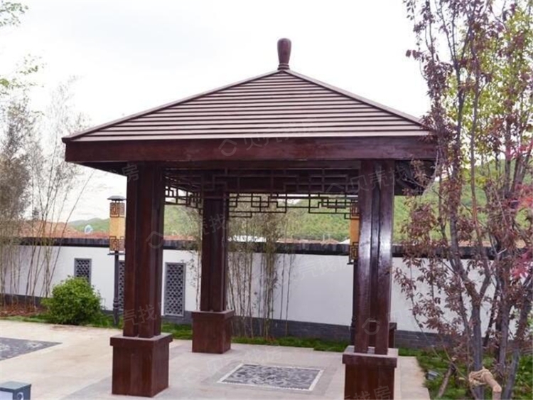 大连金石滩中式别墅,大连金石滩宋式风格别墅以旧换新