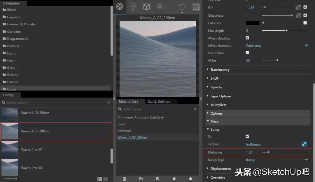 sketchupvray5渲染教程,vrayforsu灯光设置及打法