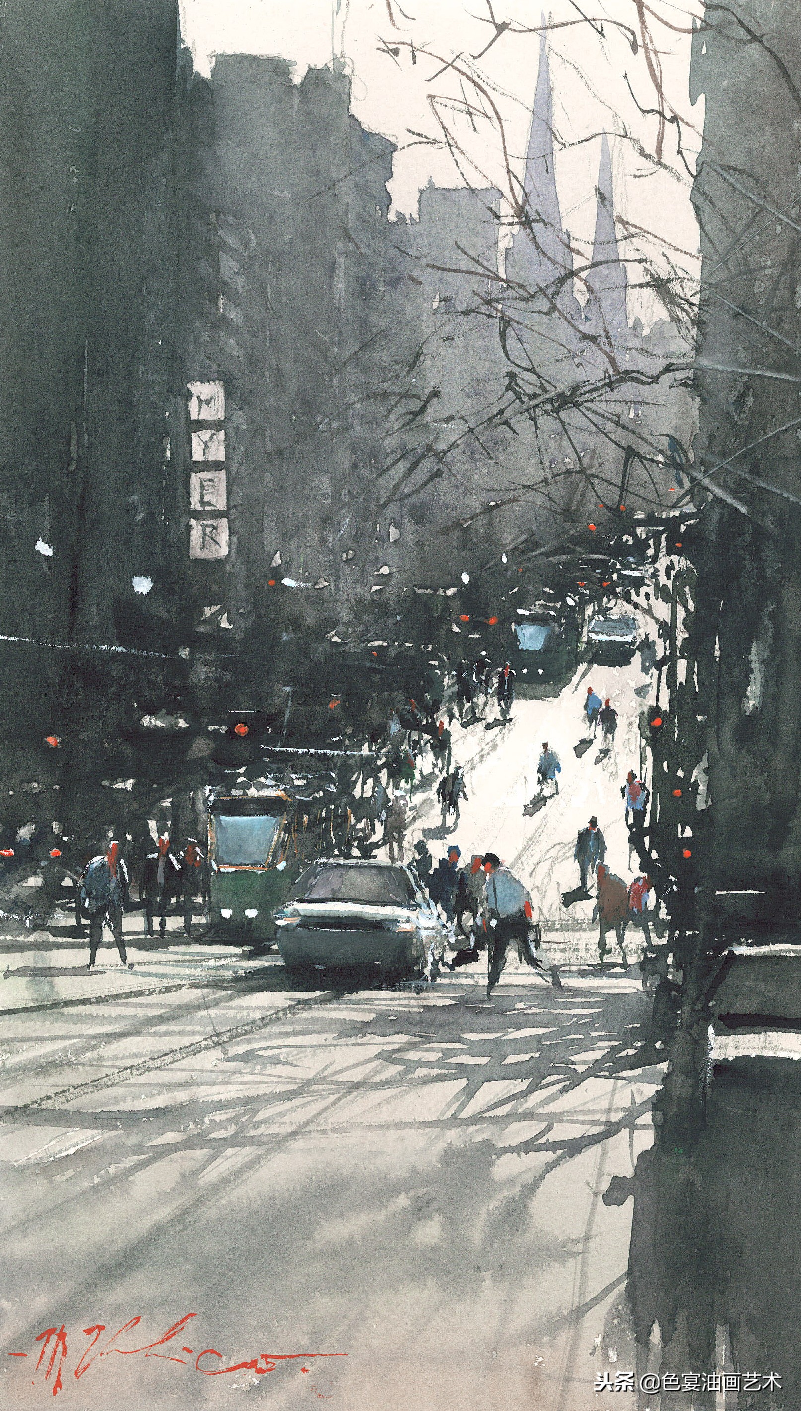 俄罗斯油画大师风景油画教程视频,油画大师油画风景创作教学视频